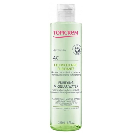 

Очищающая мицеллярная вода 200мл Topicrem,AC Purifying Micellar Water