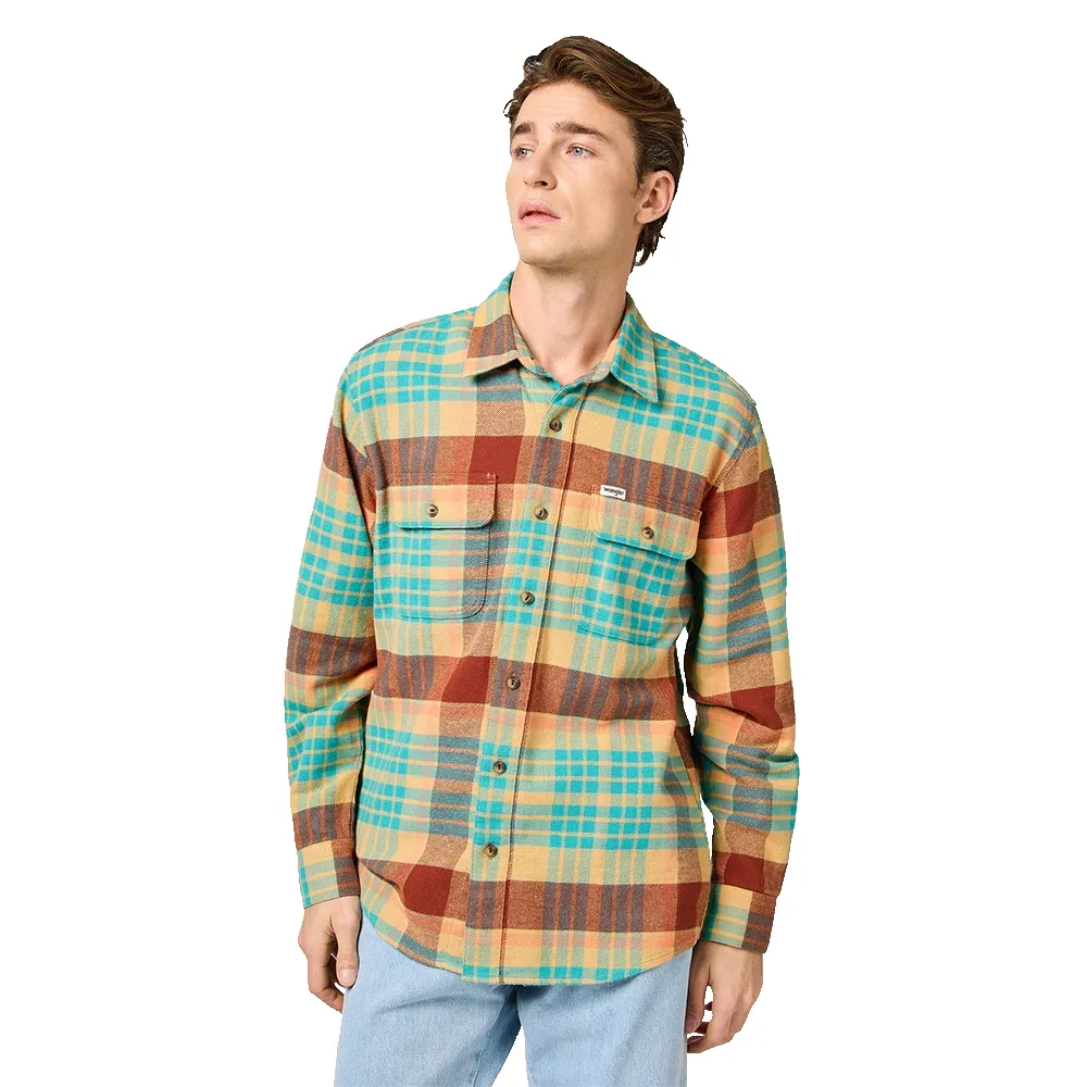 

Рубашка Wrangler Ls Utility, зеленый