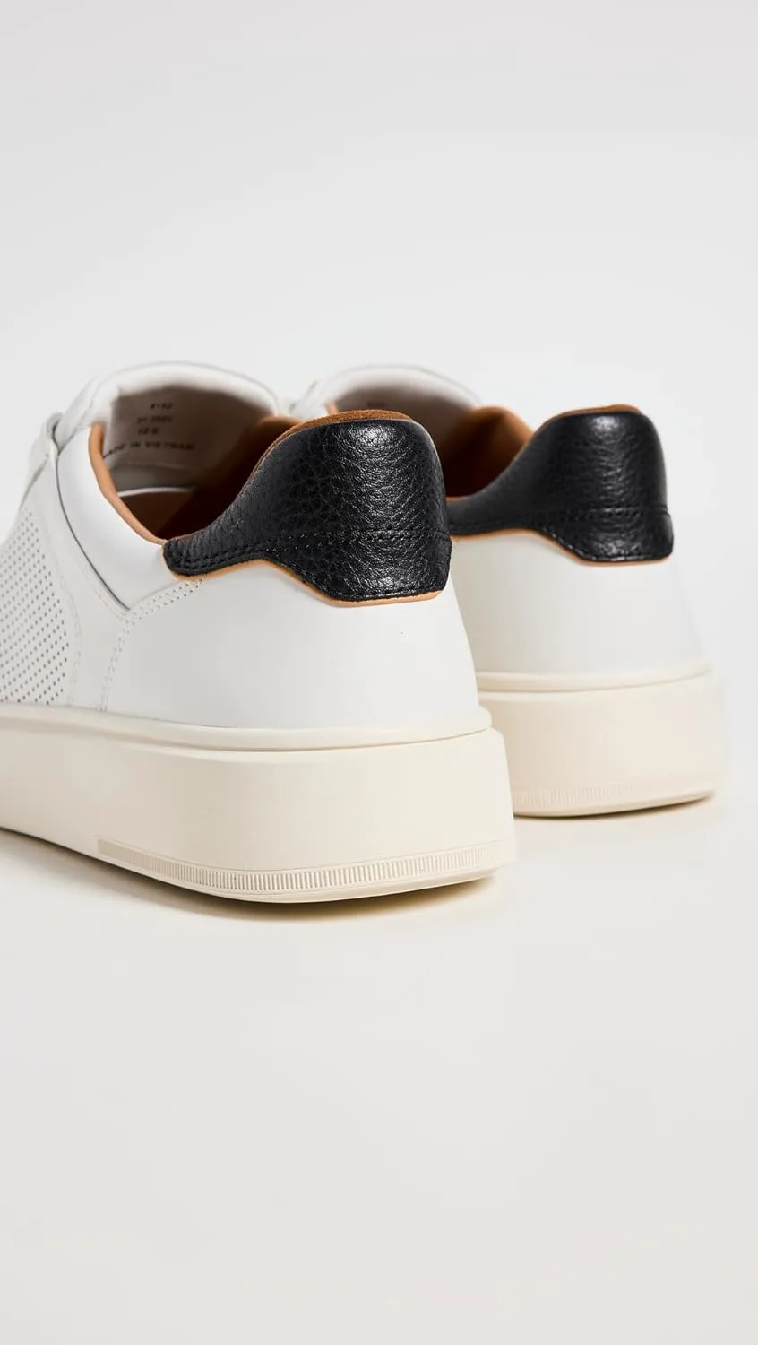 Мужские кожаные кроссовки Allen Edmonds Oliver, белый — фото 2
