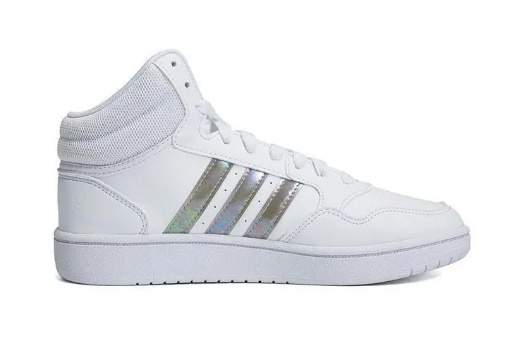Обувь для скейтбординга Hoops Mid Kids, средняя, белая Adidas Neo — фото 2