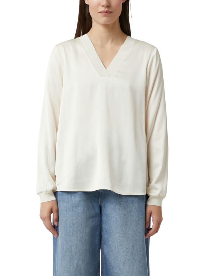 

Comma Блузка-рубашка цвета экрю