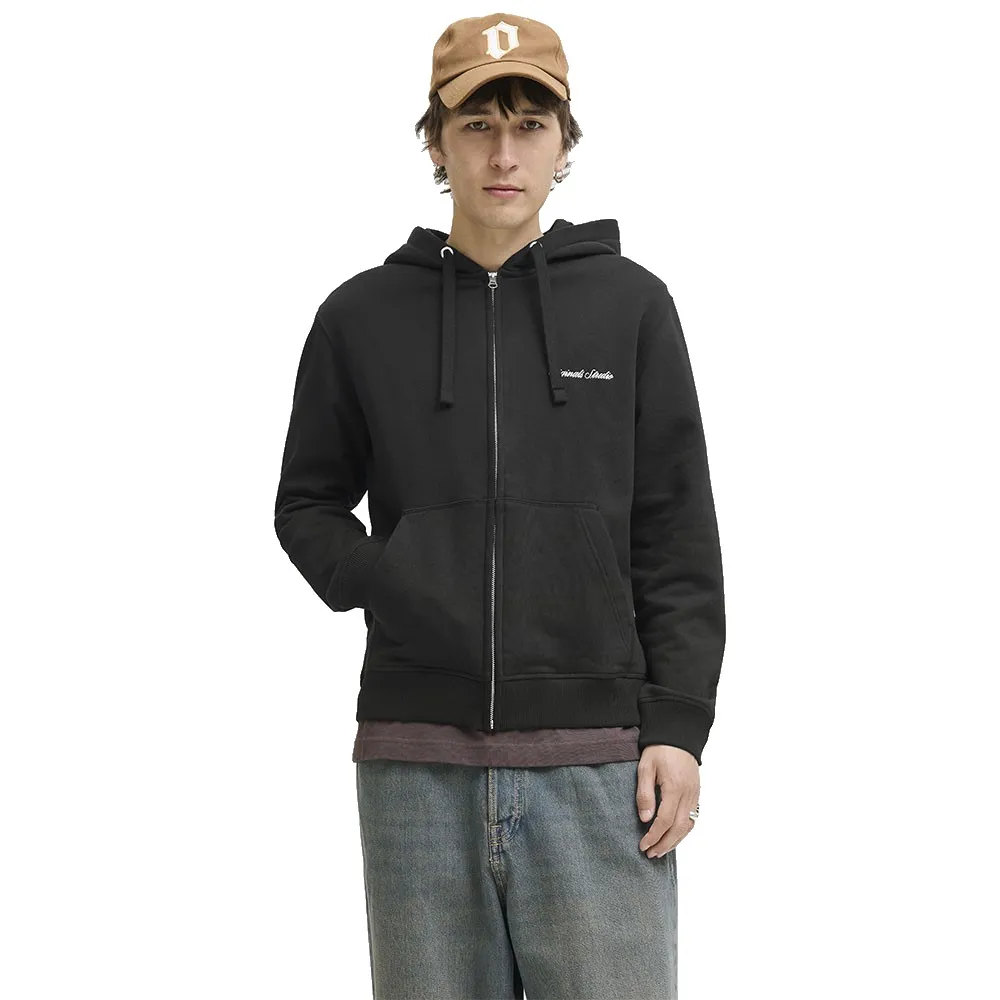 

Толстовка Jack & Jones Norrebro Emb full zip, черный