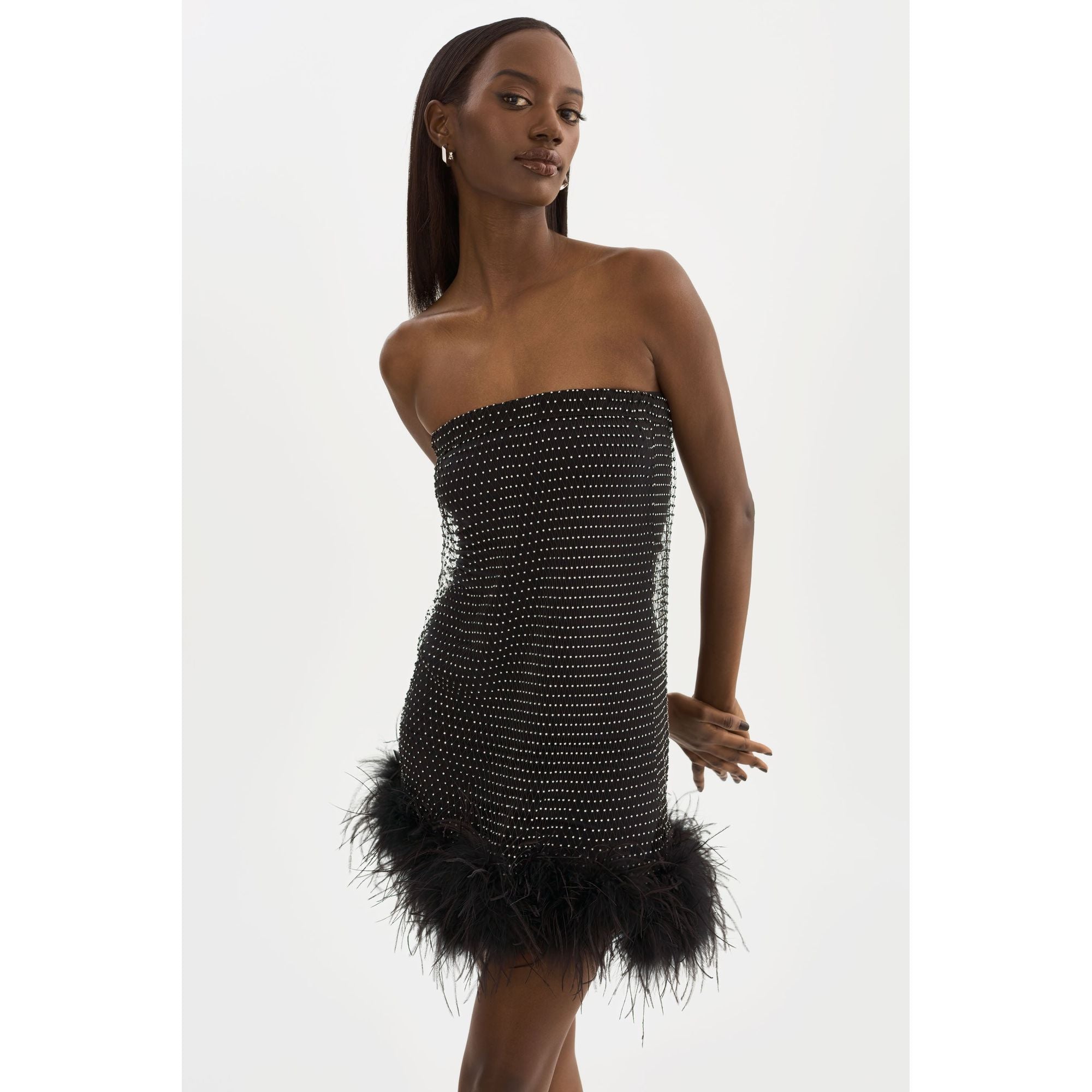 

Bareta | Rhinestone Tube Lamarque, черный