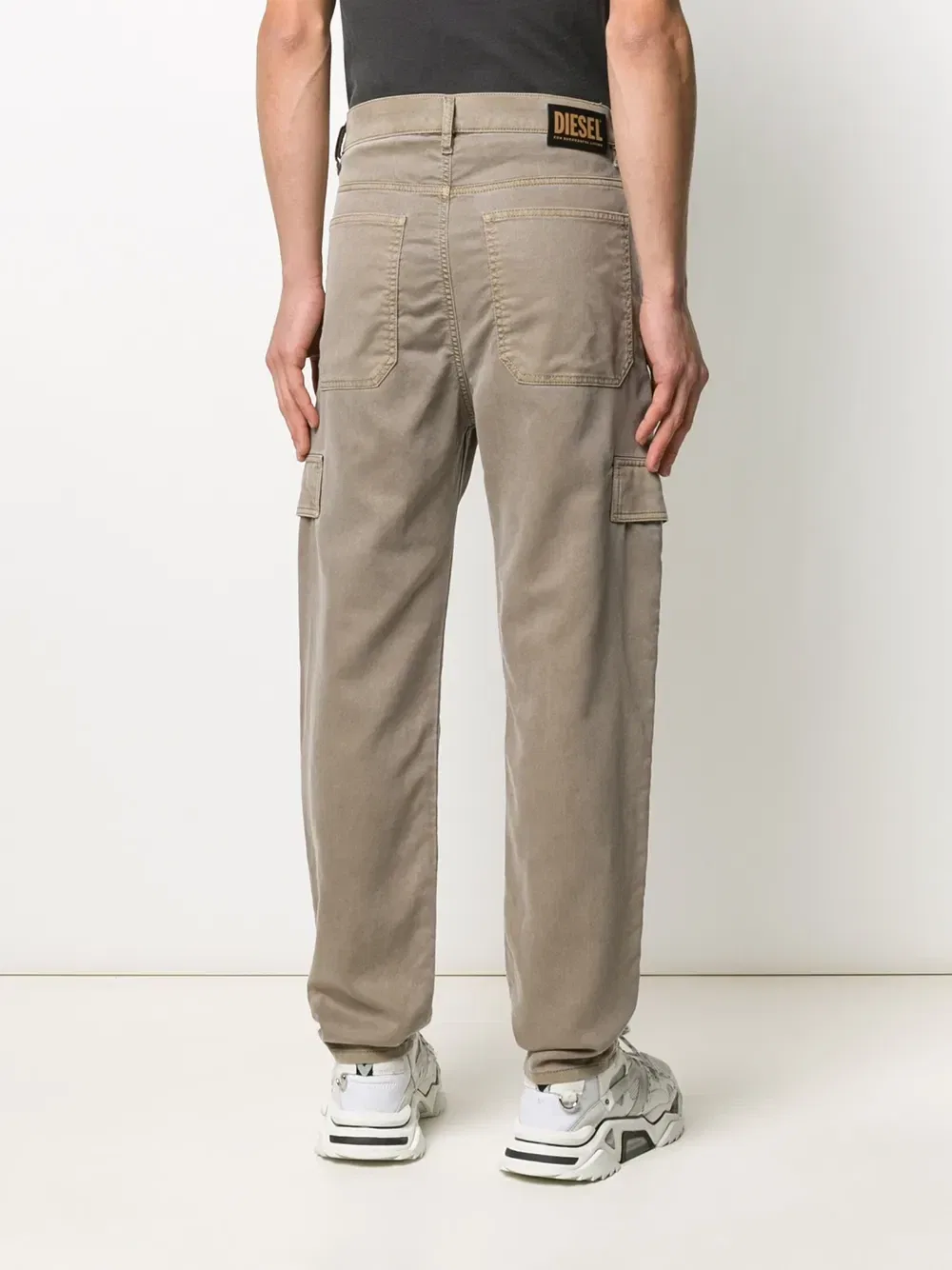 Джинсы D-Krett JoggJeans DIESEL, бежевый — фото 4