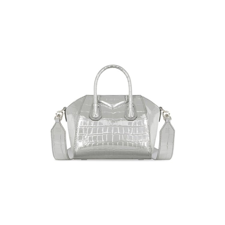 

Сумка Givenchy Antigona Toy Bag, цвет Light Silvery, Серебристый, Сумка Givenchy Antigona Toy Bag, цвет Light Silvery