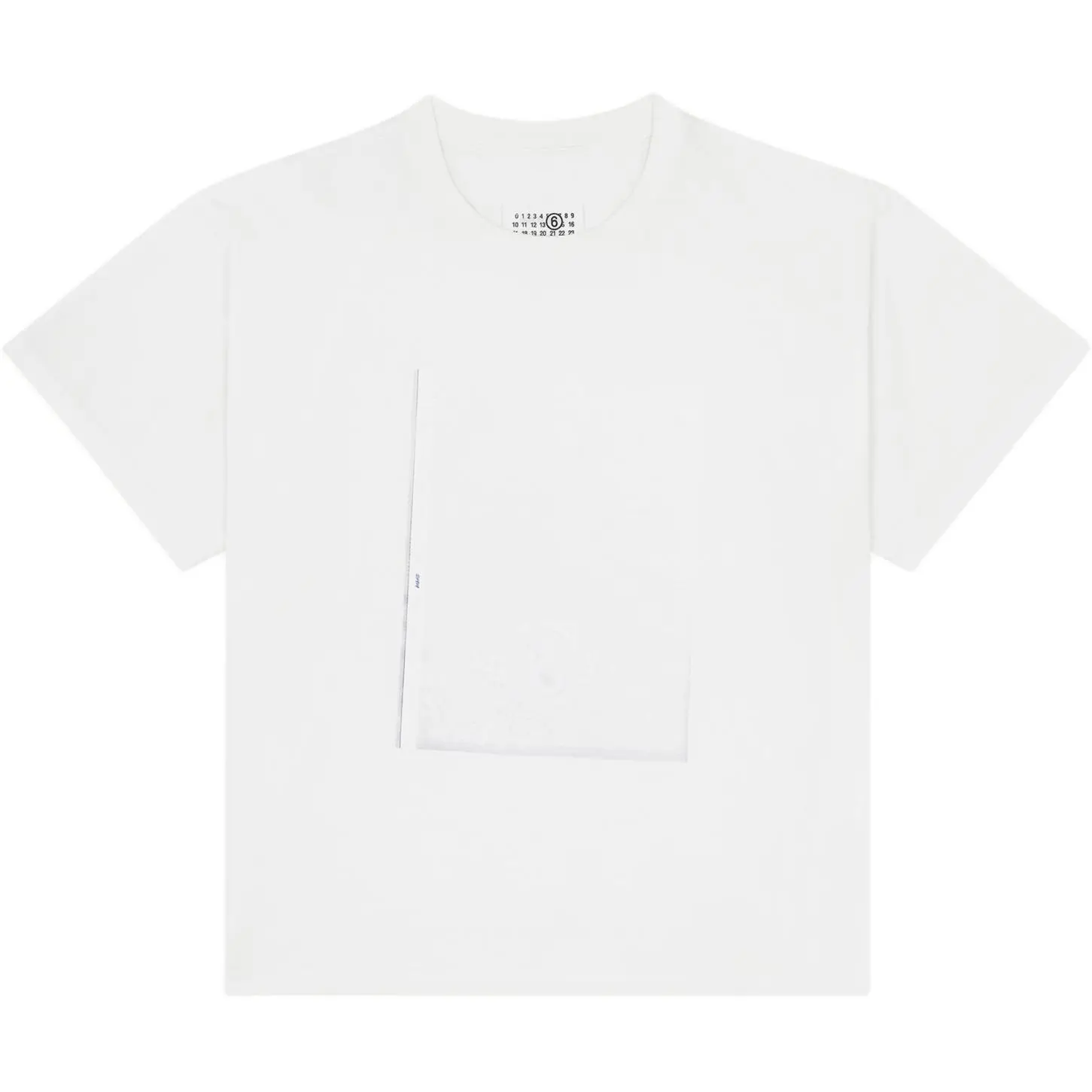 

Хлопковая футболка MM6 Maison Margiela, белый