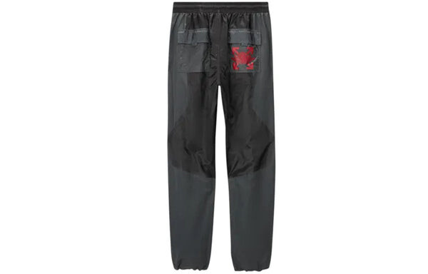Спортивные штаны Air Jordan x OFF-WHITE Crossover Knitted Nylon Sports Long Pants Asia Edition Black, черный — фото 2