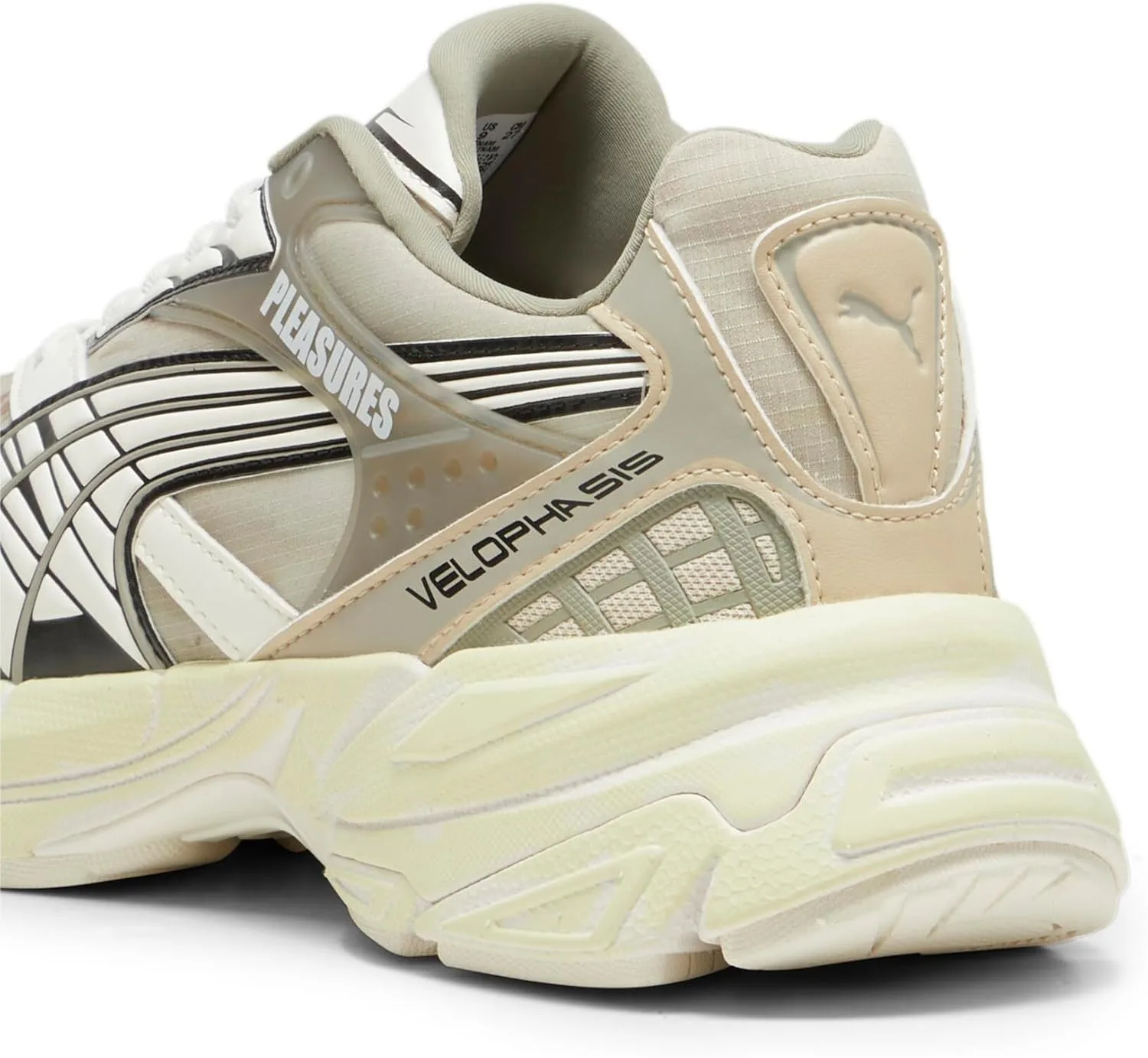 Мужские кроссовки PUMA Velophasis Overdyed Pleasures, зеленый/желтый — фото 4