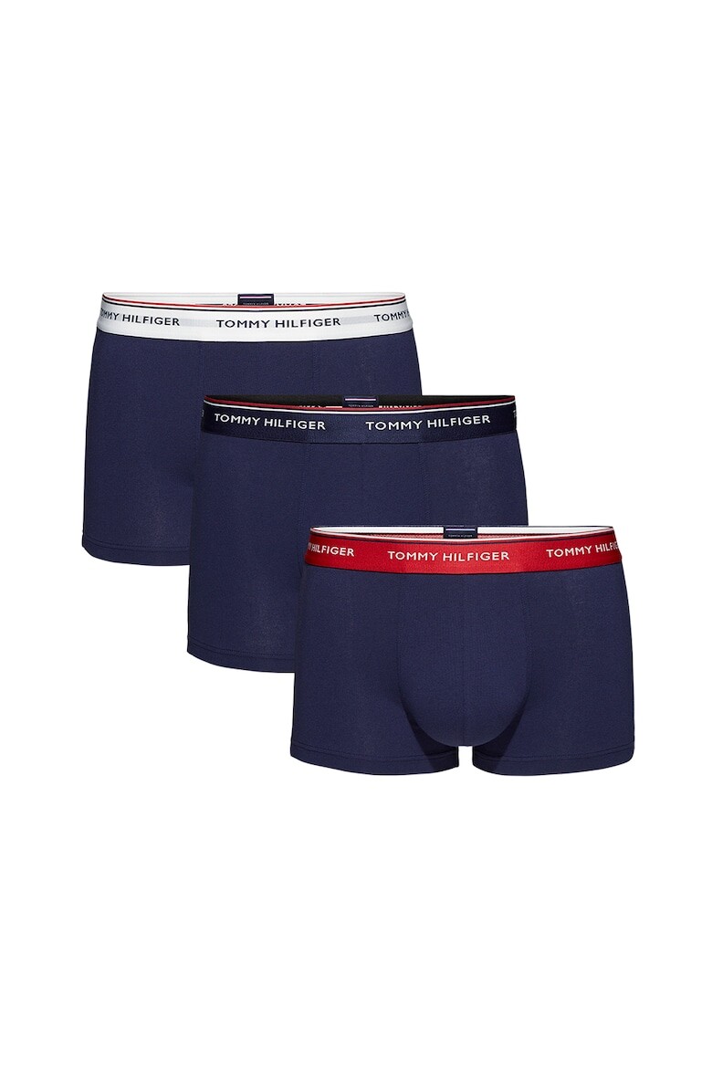 

Боксеры из органического хлопка с логотипом — 3 пары Tommy Hilfiger, синий