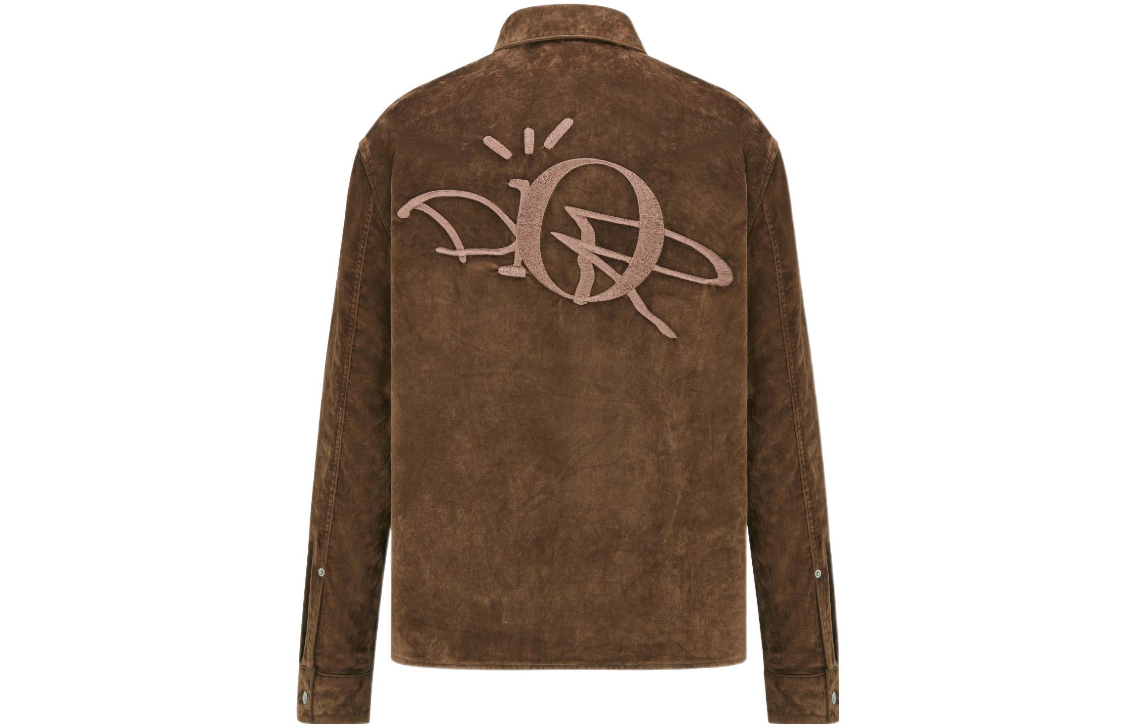 

X Cactus Jack Oversize-рубашка DIOR, Mocha Brown