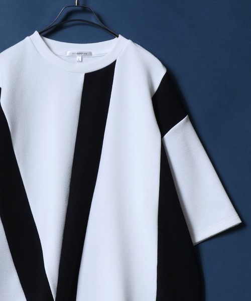 

Футболка свободного кроя с коротким рукавом, жемчужной текстурой и эффектом смены цвета ANPAS, белый