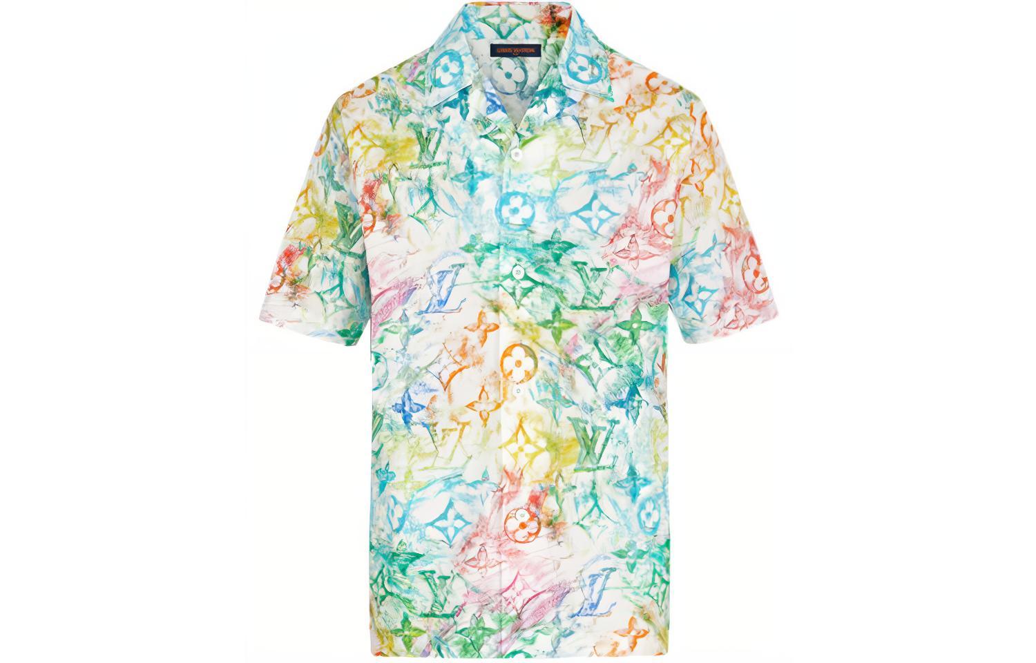 

Новые квартальные продукты LV Shirt Men Multicolor Louis Vuitton, цвет Multicolor