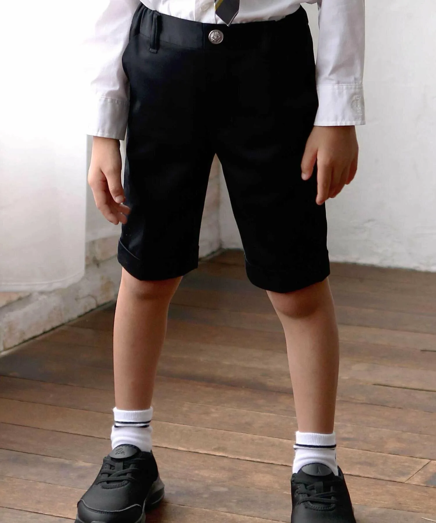 Двойные шорты Mocrody с подолом (110–130 см) BeBe, Black