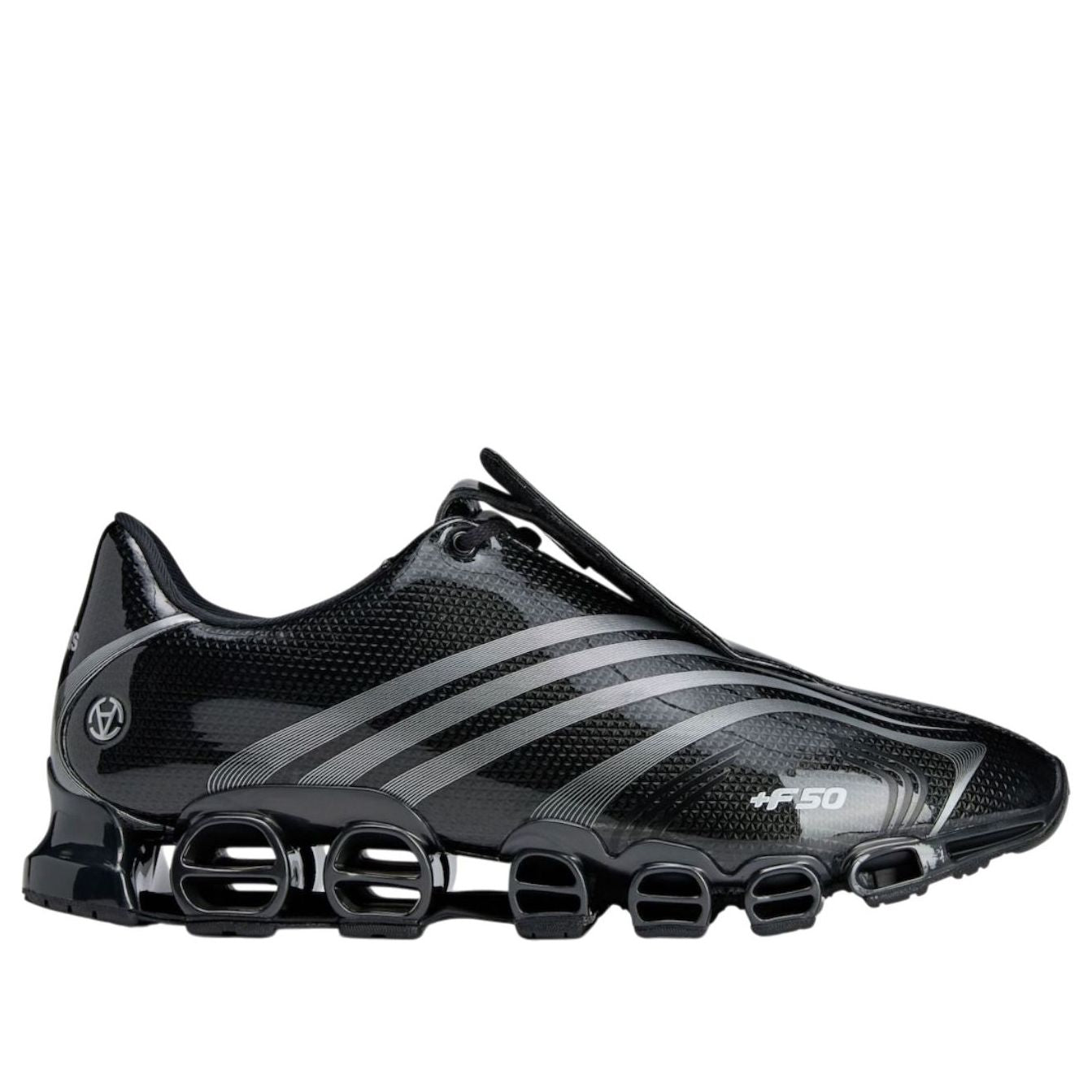 Adidas x Slam Jam F50 Megaride 'Black Metallic Silver' — фото 2