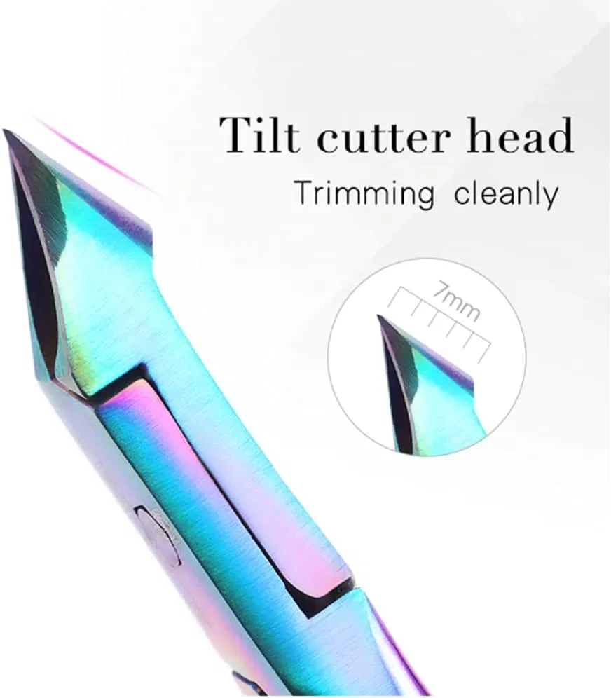 Кусачки для кутикулы из нержавеющей стали «Rainbow» Vape Sharks — фото 3