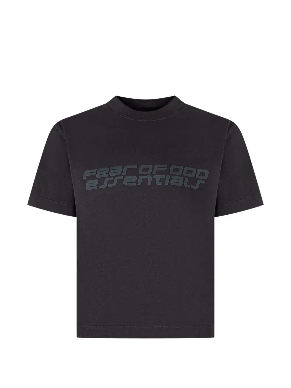 Футболка с логотипом Fear of God Essentials Kids, серый