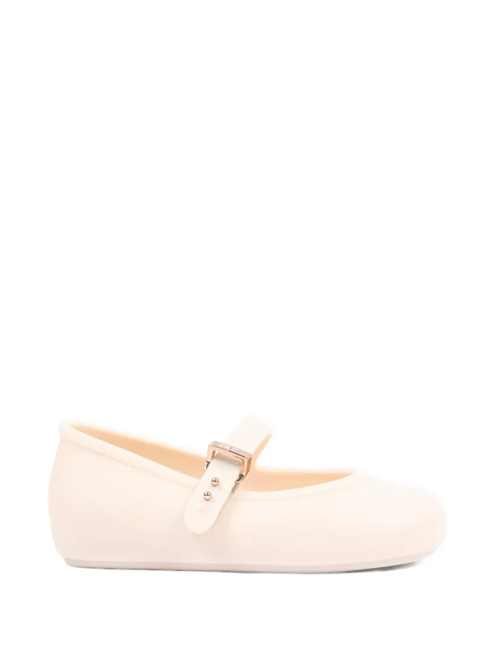 Балетки с ремешком на липучке Mini Melissa, нейтральный — фото 2