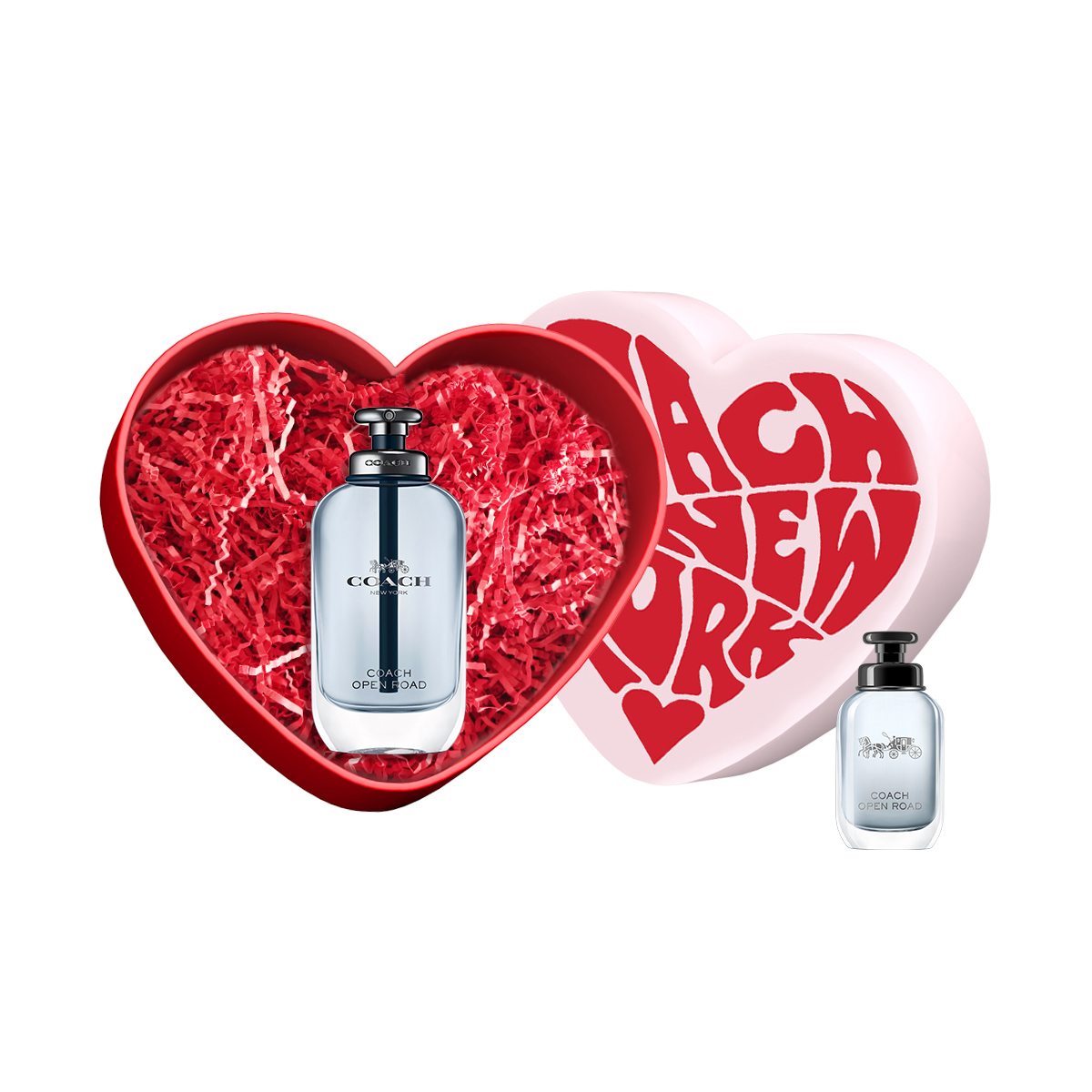 

COACH Endless Road мужской парфюм в подарочной коробке в форме сердца 40 мл/100 мл + 4,5 мл