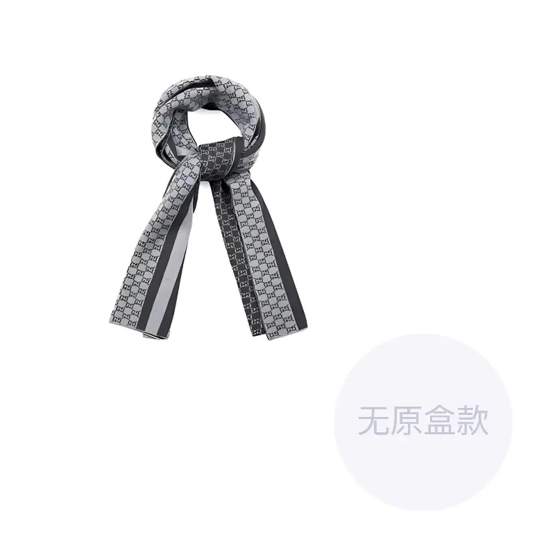 

GUCCI Вязаный шарф унисекс для пар, Light Gray