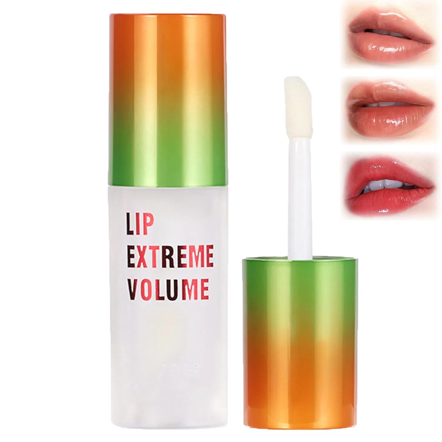 Бальзам для губ «Luxurabalm Lip Extreme Volume» с имбирем и мятой Aicoyiu, Transparent