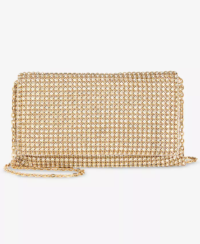 

Сумка Prudence Small Diamond Mesh Crossbody I.N.C. International Concepts, коричневый