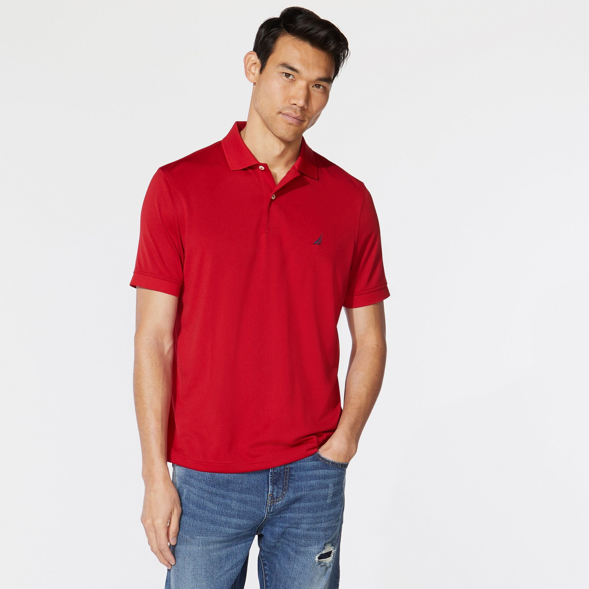 

Мужская футболка-поло для гольфа Nautica Classic Fit Performance, цвет nautica red