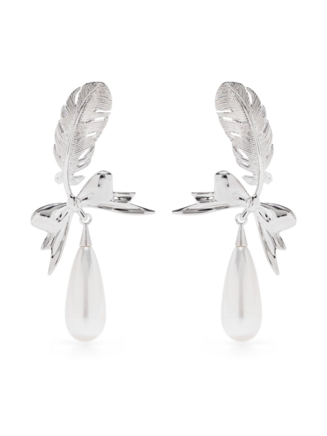 

Серьги Teardrop Feather из коллаборации с YVMIN SHUSHU/TONG, серебряный