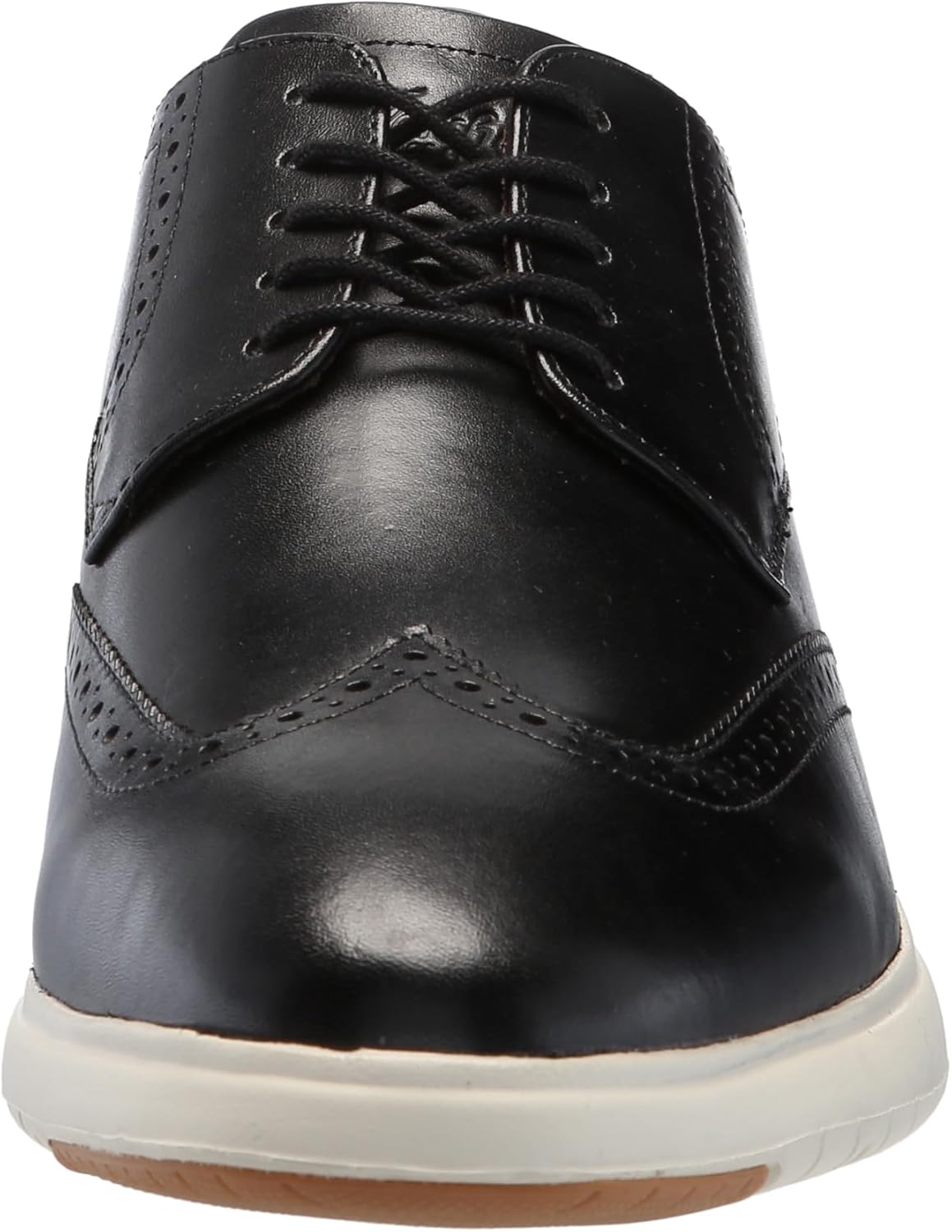 Мужские оксфорды Florsheim Dynamo с крыльями, белый/черный — фото 2