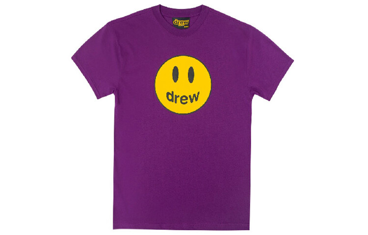 

Футболка Smiley Collection унисекс фиолетовая Drew House, фиолетовый