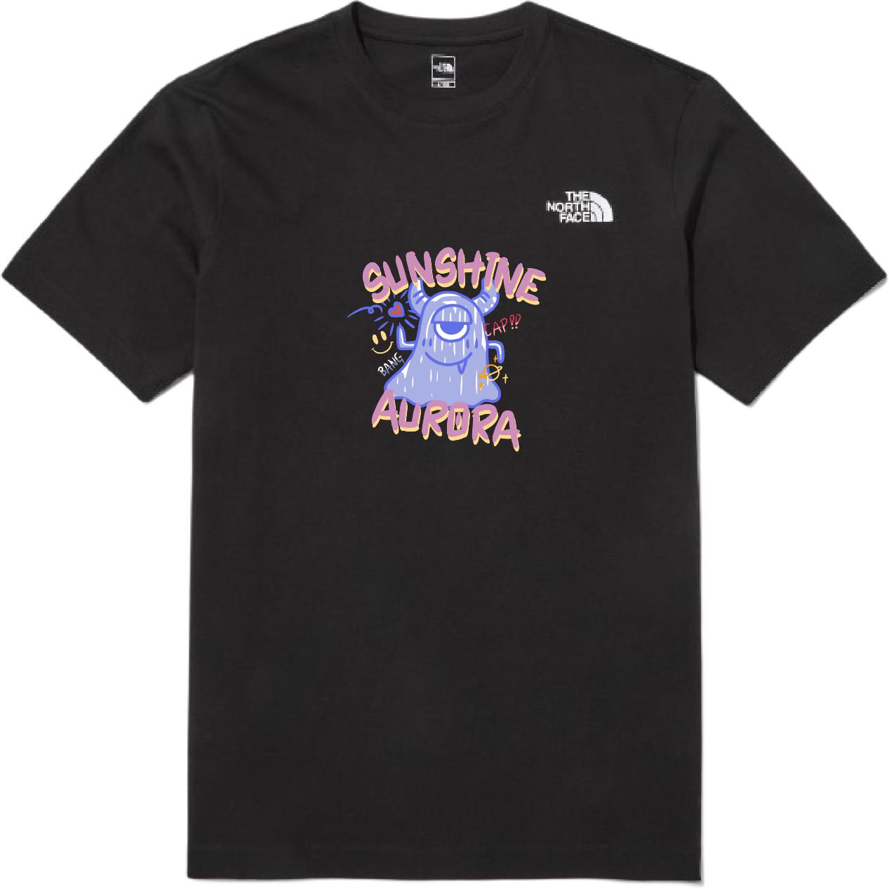 

THE NORTH FACE Футболка унисекс черная, Черный, THE NORTH FACE Футболка унисекс черная