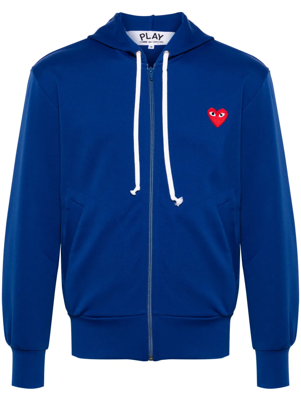 

Худи с аппликацией Comme Des Garçons Play, синий