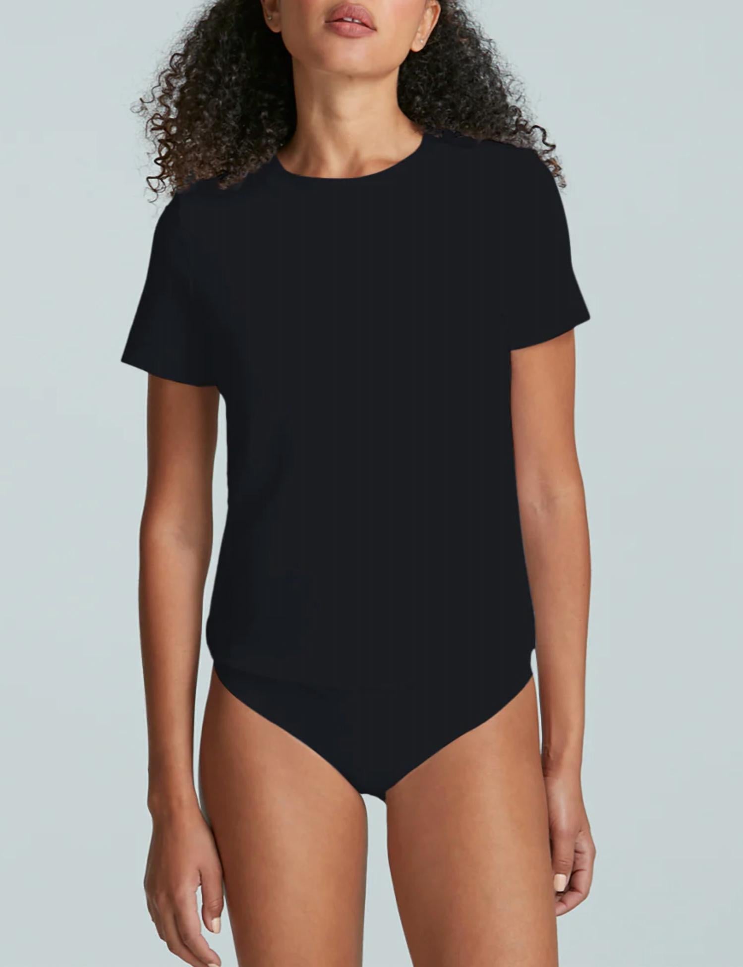 

Боди Essential Cotton Crew черного цвета Commando