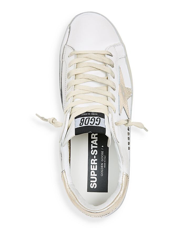 Низкие кеды унисекс Golden Goose Super-Star, белый — фото 2
