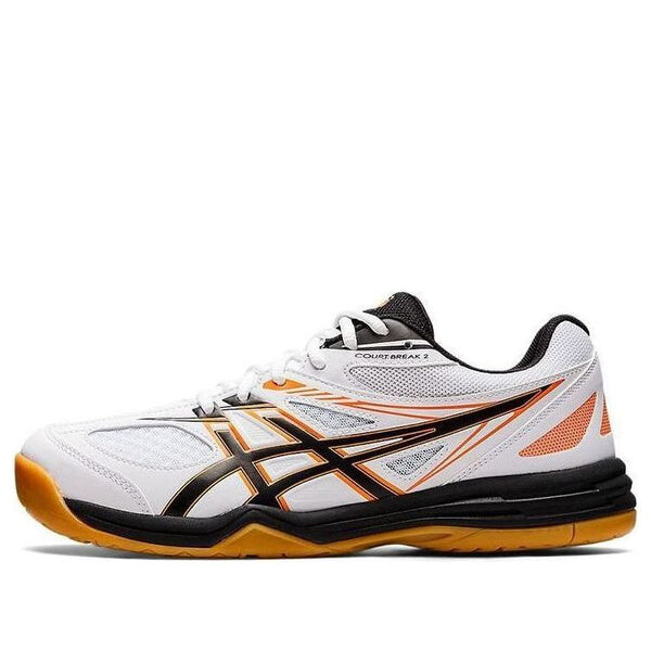 

Кроссовки court break 2 'white black orange' Asics, белый