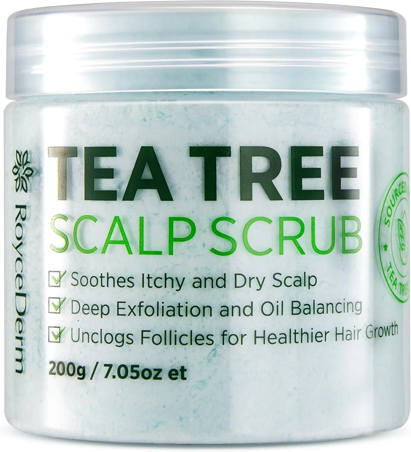 Скраб для кожи головы Roycederm с чайным деревом Roycederm