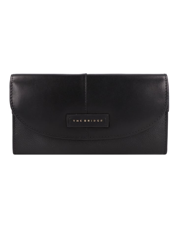

Кошелек The Bridge Elisabetta Geldbörse RFID Schutz Leder 19 cm, неро
