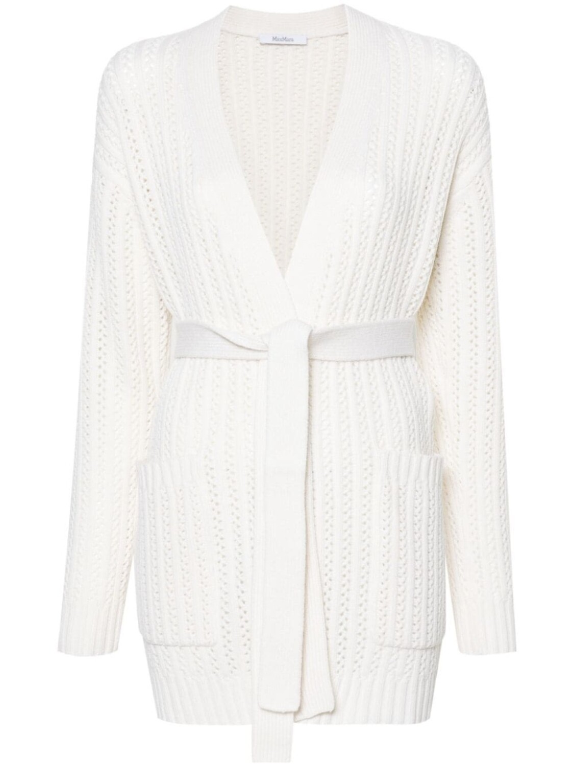 

Max Mara кардиган Balzac без застежки, белый