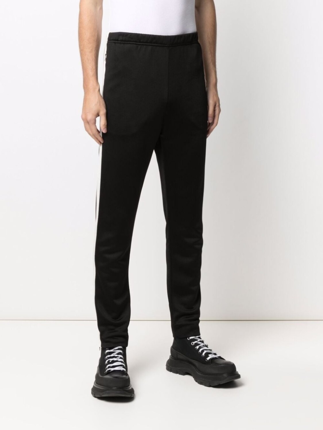 

Alexander McQueen спортивные брюки с лампасами, черный