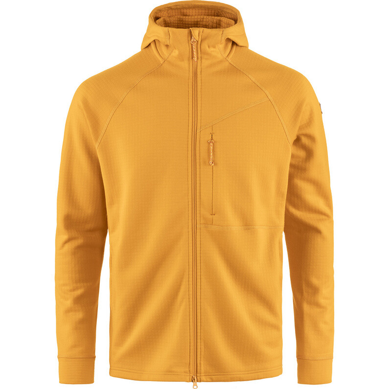 

Мужская флисовая куртка с капюшоном Abisko Grid Fjallraven, желтый