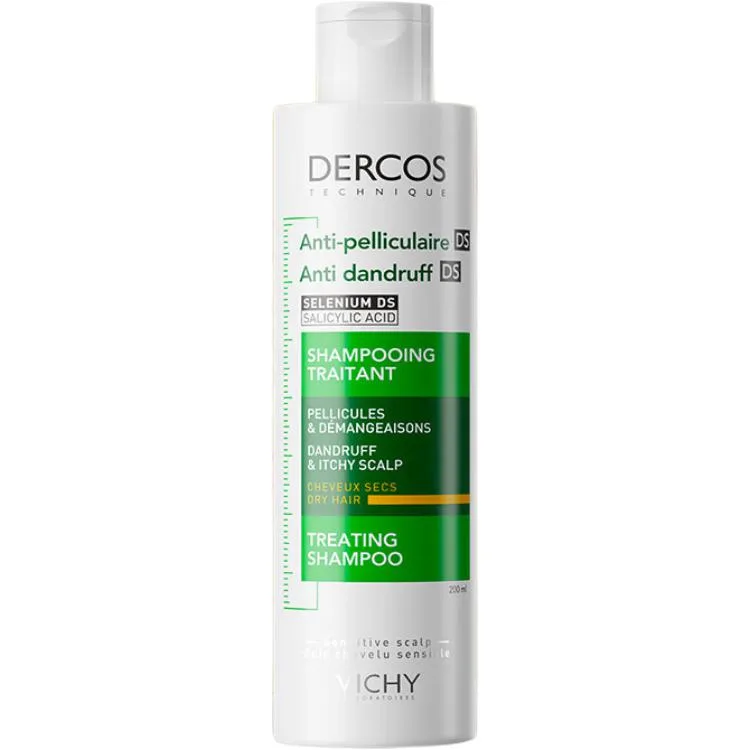 Vichy Шампунь для волос против ломкости Dekos Empowerment Plumping с лимоном и янтарем 200 мл, Dandruff Treatment Moisturizing Shampoos 200ml