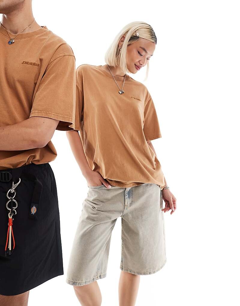 

Коричневая футболка с короткими рукавами Dickies Newington