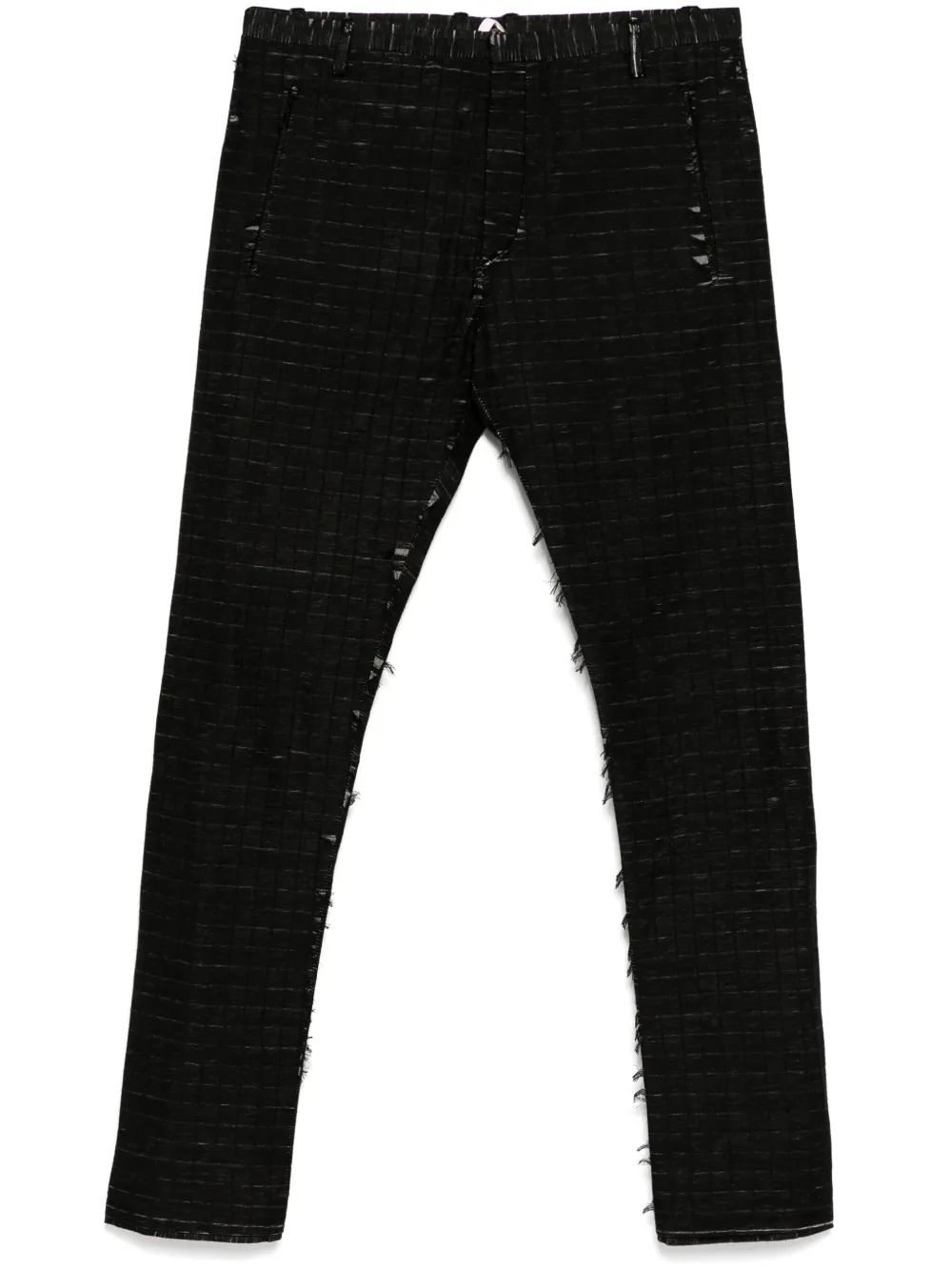 

Брюки с эффектом потертости Label Under Construction, черный
