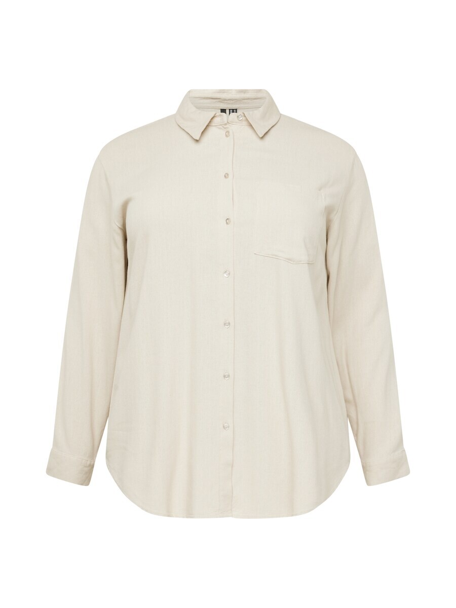 

Рубашка Vero Moda Curve Blouse Mymilo, экрю