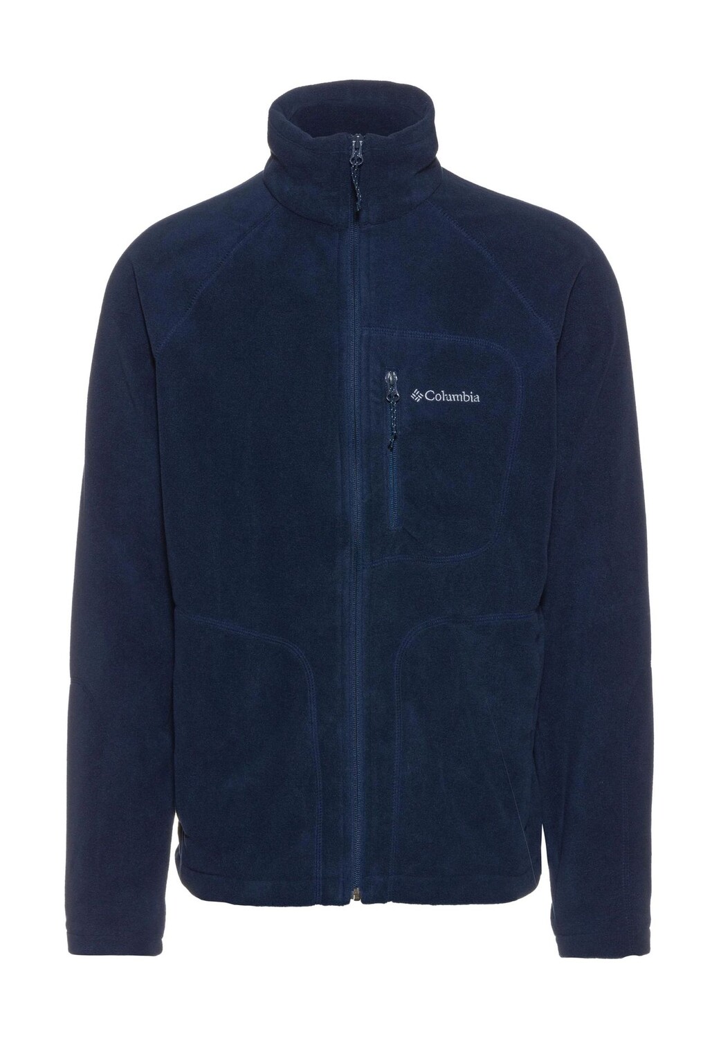 

Куртка флисовая "Fast Trek II Full Zip", воротник стойка, дышащая, мужская Columbia, цвет Collegiate Navy