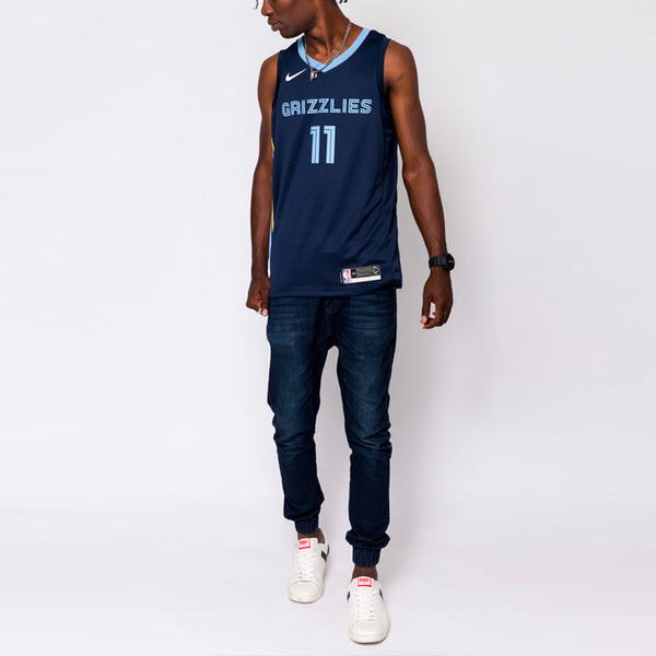 Майка Nike NBA Casual Sports Basketball Vest SW Fan Edition Memphis Gray Memphis Grizzlies 11 Navy Blue, синий — фото 3