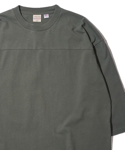 

Футболка с рукавом 3/4 из хлопка Goodwear USA, цвет хаки