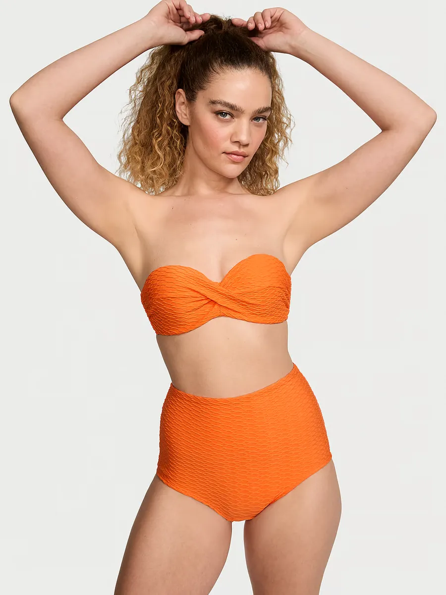 

Топ-бандо Mix & Match Twist Push-Up Victoria'S Secret Swim, оранжевый