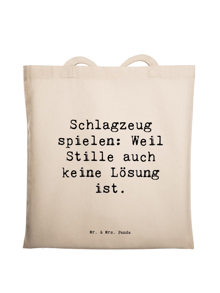 

Mr. & Mrs. Panda Сумка-шоппер с надписью «Drum Magic» кремового цвета