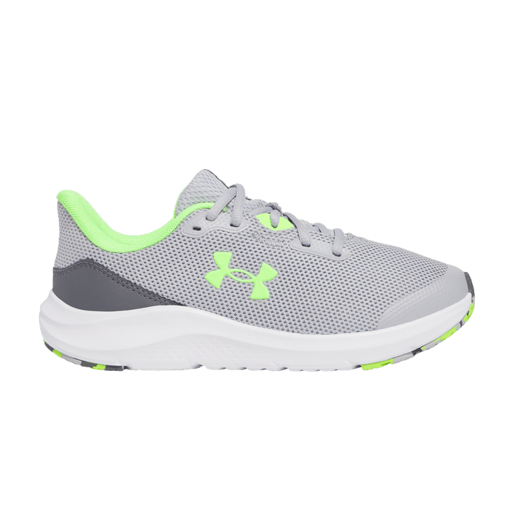 

Кроссовки Charged Pursuit 4 GS 'Mod Grey Hyper Green', серый