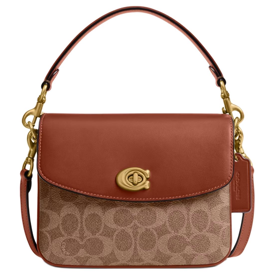 

Сумка Cassie из лакированного холста с вставками из телячьей кожи Trumpets Women's COACH